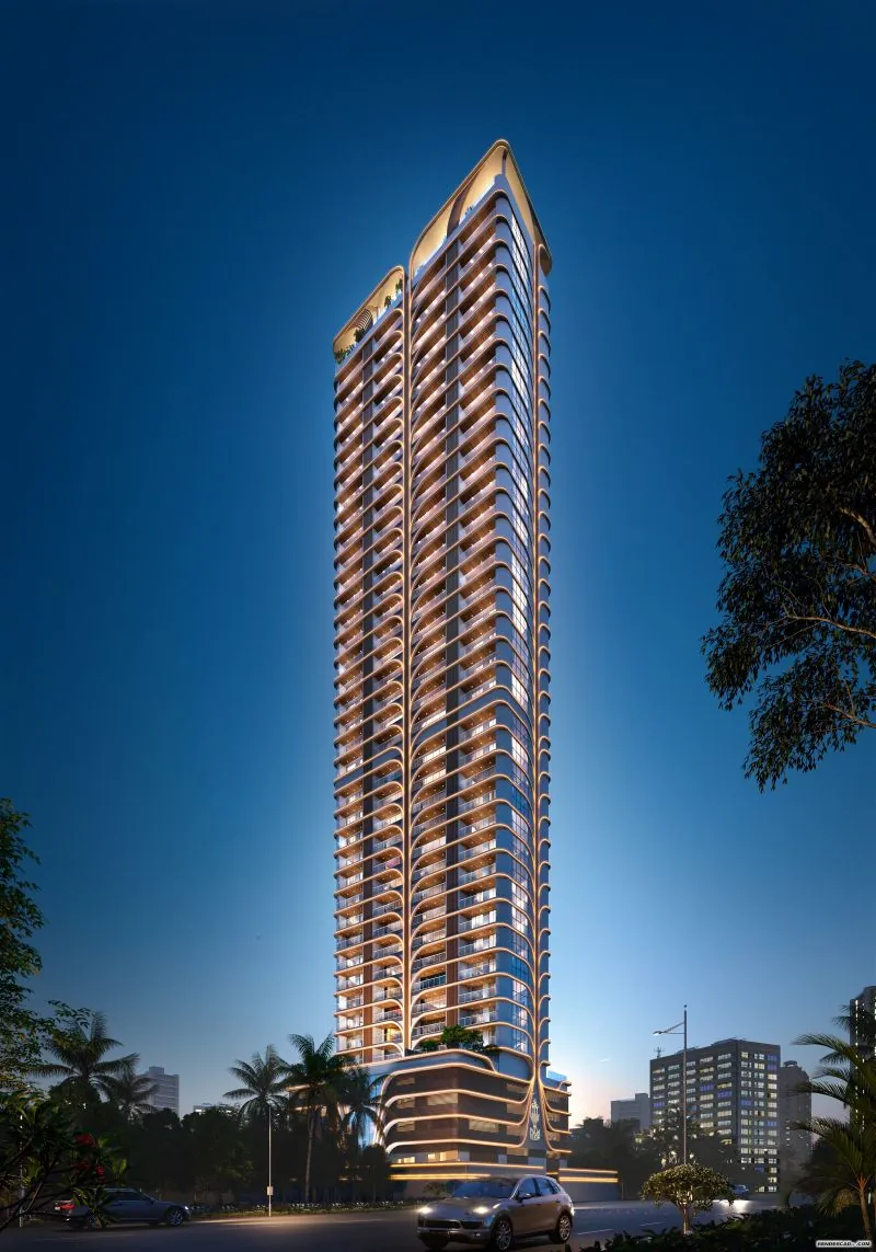 Sai Palm View Nerul Night View 1